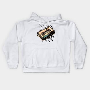 Casette Illustration of Splash Kids Hoodie